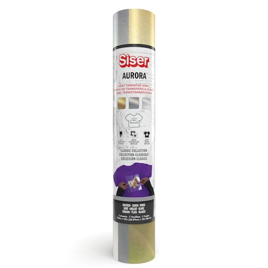 Siser Aurora Classic Collection Heat Transfer Vinyl Sampler 12in